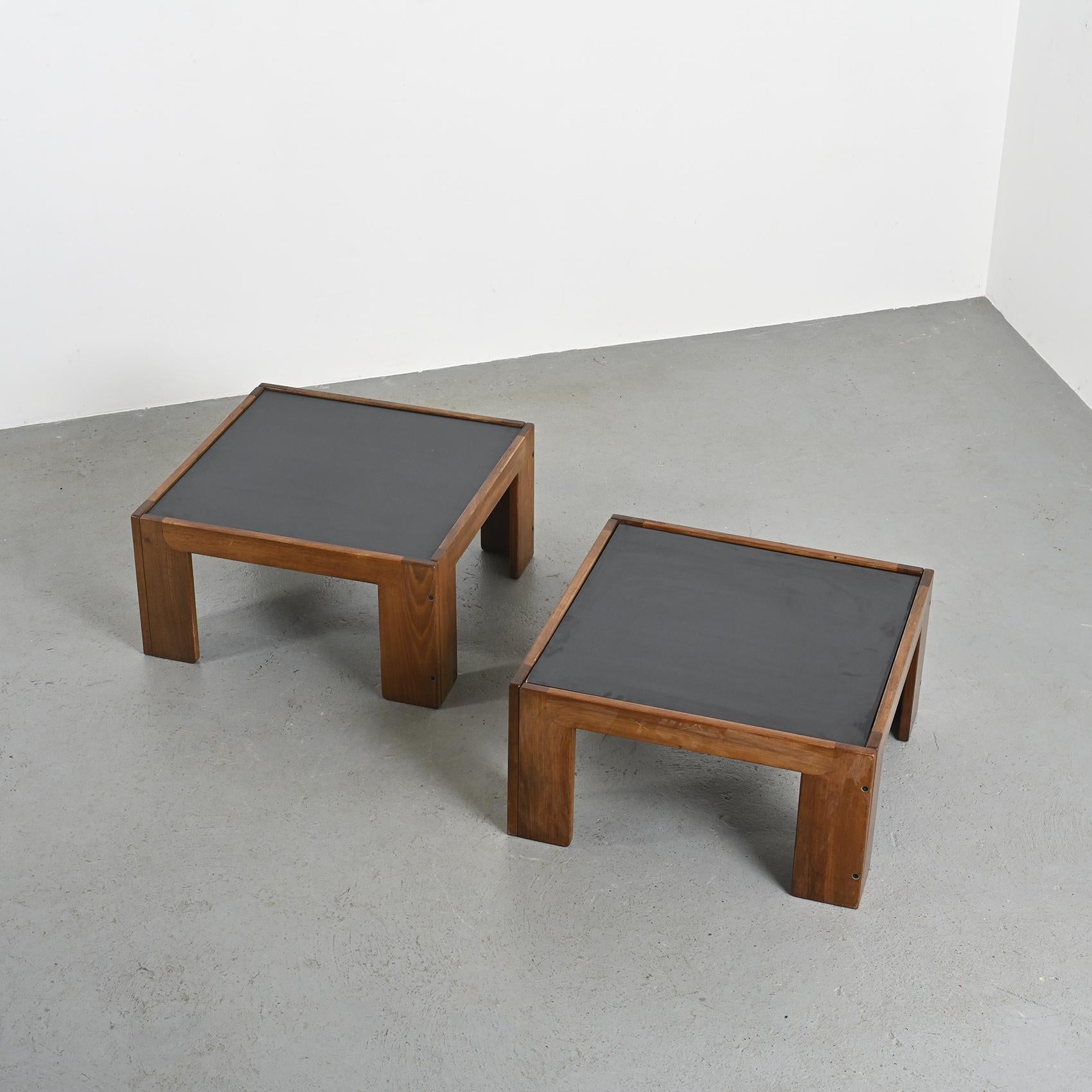 Mid-Century moderno Coppia di tavolini Model 771 di Tobia Scarpa per Cassina, circa 1965 in vendita