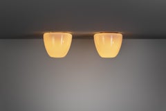 Pair of Model "80115" Ceiling Lamps by Gunnel Nyman for Idman Oy, Finland 1950s