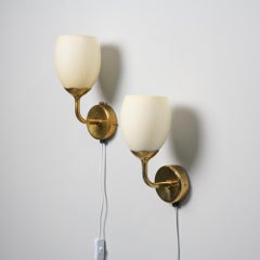 Pair of Model 9447 Wall Light by Paavo Tynell for Oy Taito Ab, 1950s