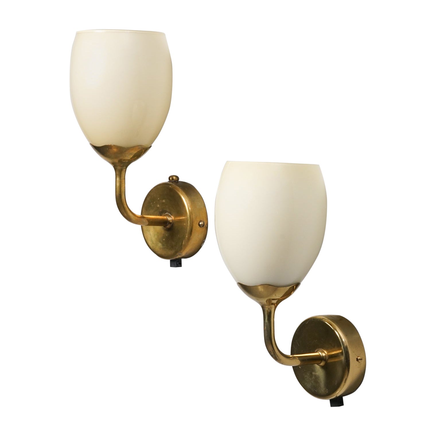 Paire d
appliques Model 9447 par Paavo Tynell pour Oy Taito Oy, années 1950