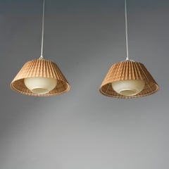 Pair of Model 982 Scandinavian Pendants, Lisa Johansson-Pape, Orno Oy, 1940/1950