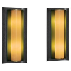 Pair of Model "A 4314" Wall Lamps by CeBe, Sweden 1940s