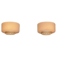 Pair of Model "A2-7" Ceiling Lights by Paavo Tynell for Idman, Finland 1960s