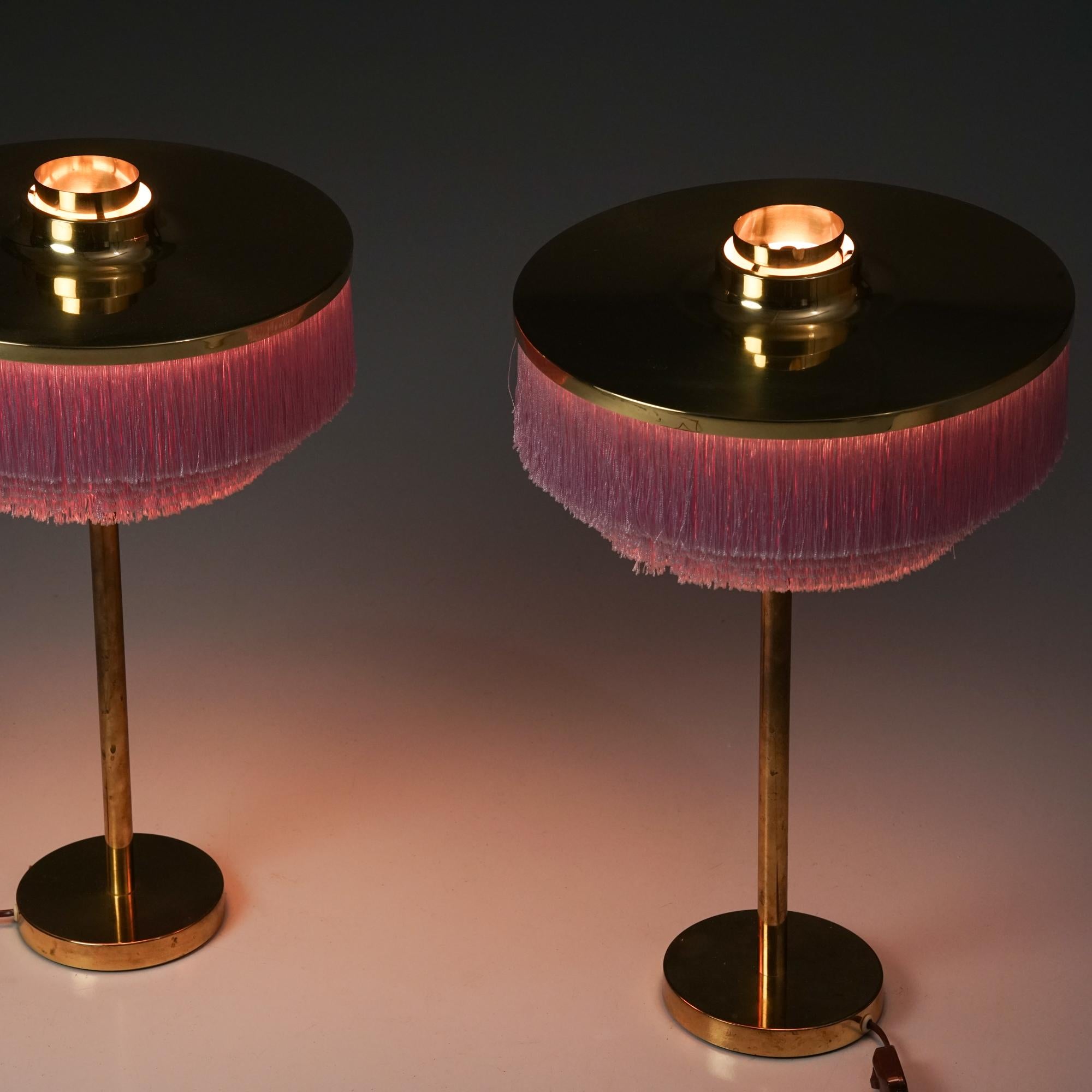 Pareja de Lámparas de Mesa Modelo B-138, Hans-Agne Jakobsson, AB Markaryd, Años 60 en venta 4