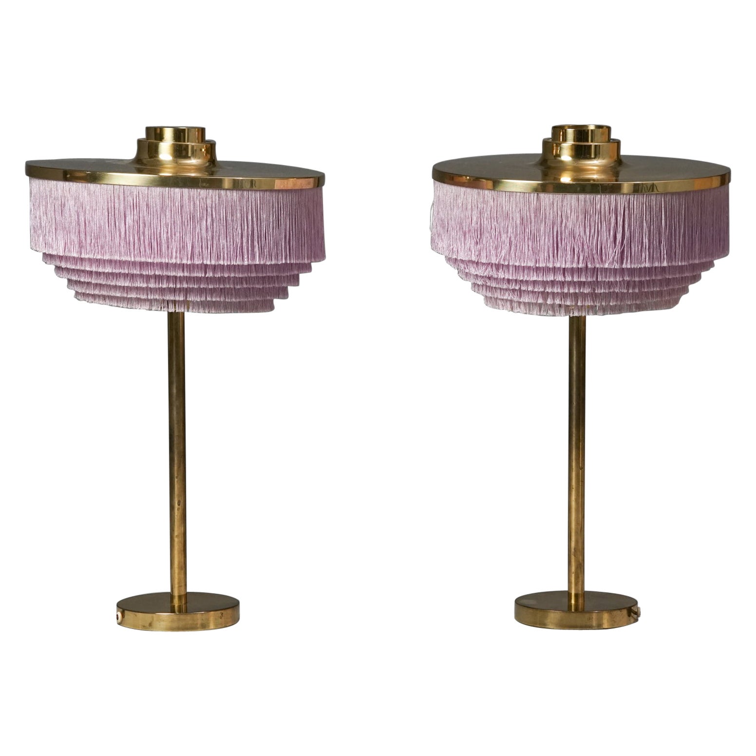 Pareja de Lámparas de Mesa Modelo B-138, Hans-Agne Jakobsson, AB Markaryd, Años 60 en venta