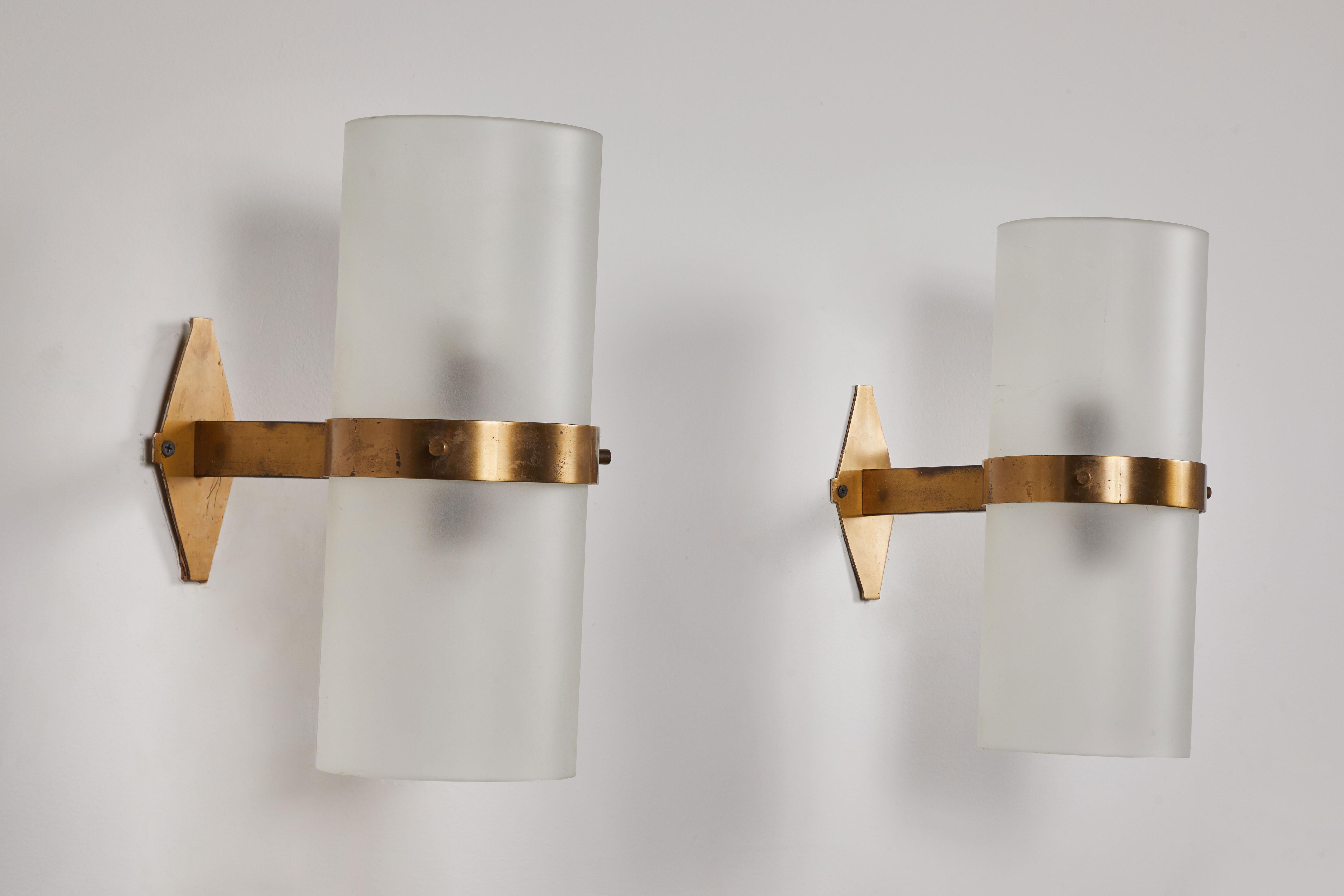 Italian Pair of Model B324 Sconces by Candle