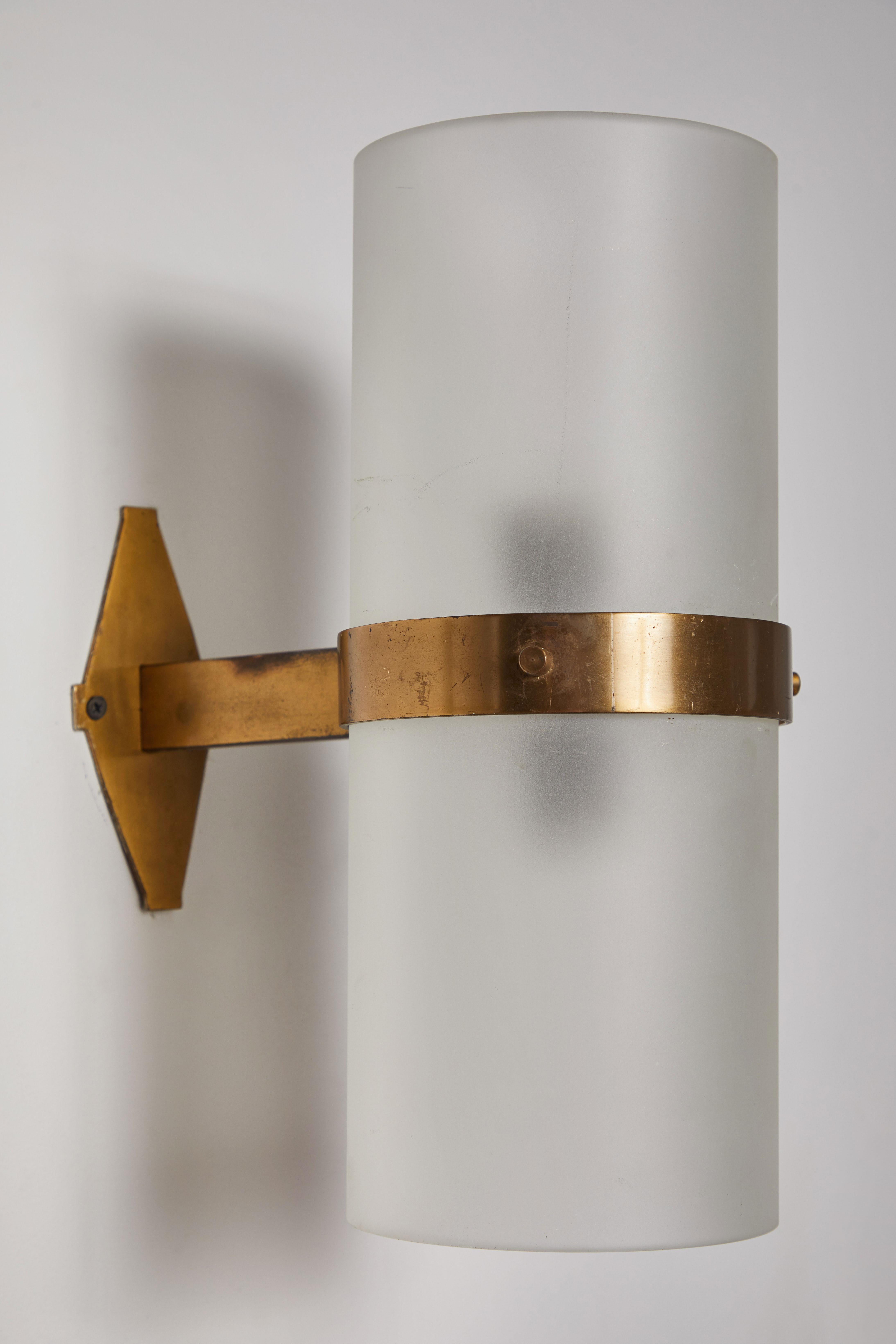 Brass Pair of Model B324 Sconces by Candle