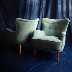 Pair of model DA2 armchairs by Ernest Race. English 1949.