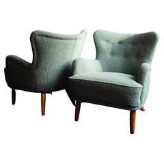 Pair of model DA2 armchairs by Ernest Race. English 1949.