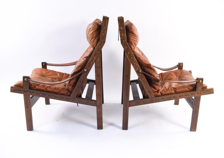Pair of Model Hunter Lounge Chairs by Torbjørn Afdal for Bruksbo