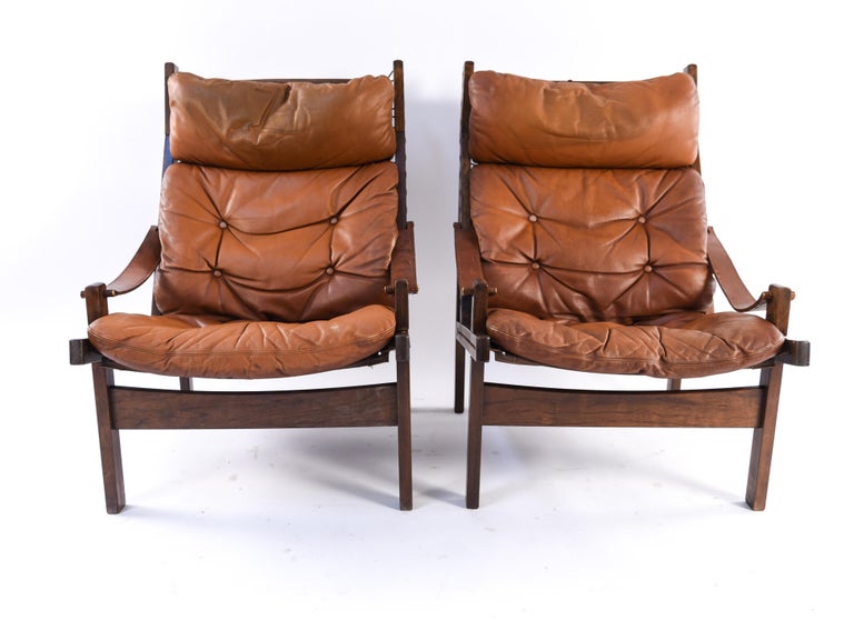 Pair of Model Hunter Lounge Chairs by Torbjørn Afdal for Bruksbo