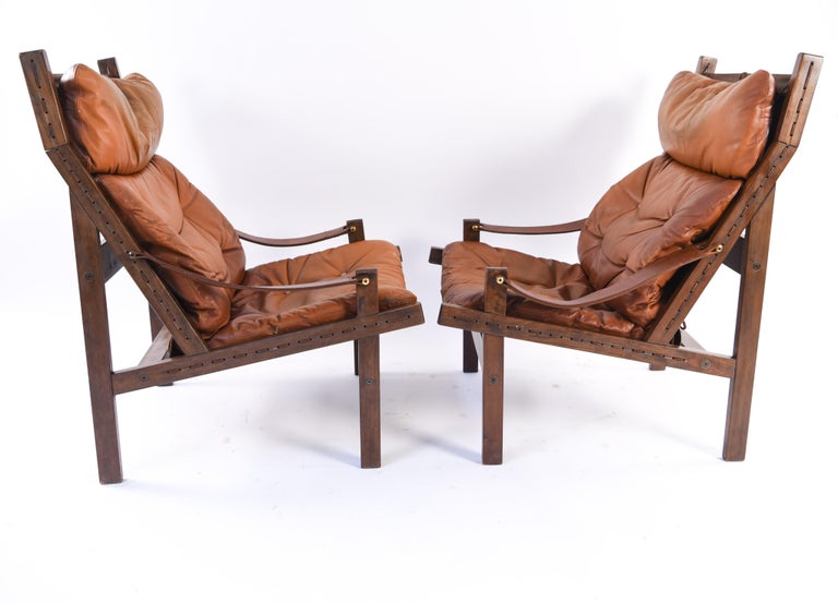 Pair of Model Hunter Lounge Chairs by Torbjørn Afdal for Bruksbo