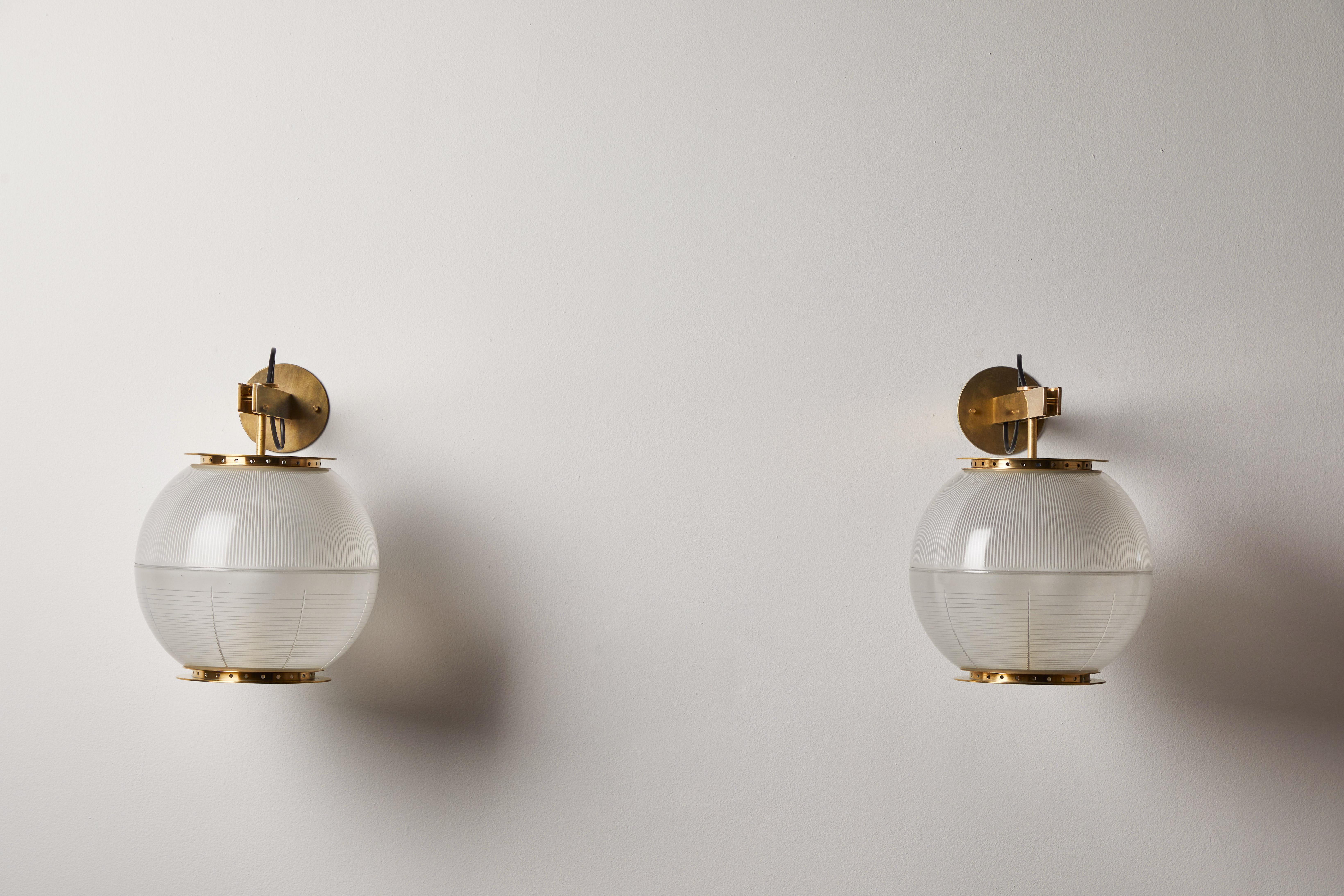 Glass Pair of Model Lp7 Sconces by Ignazio Gardella for Azucena