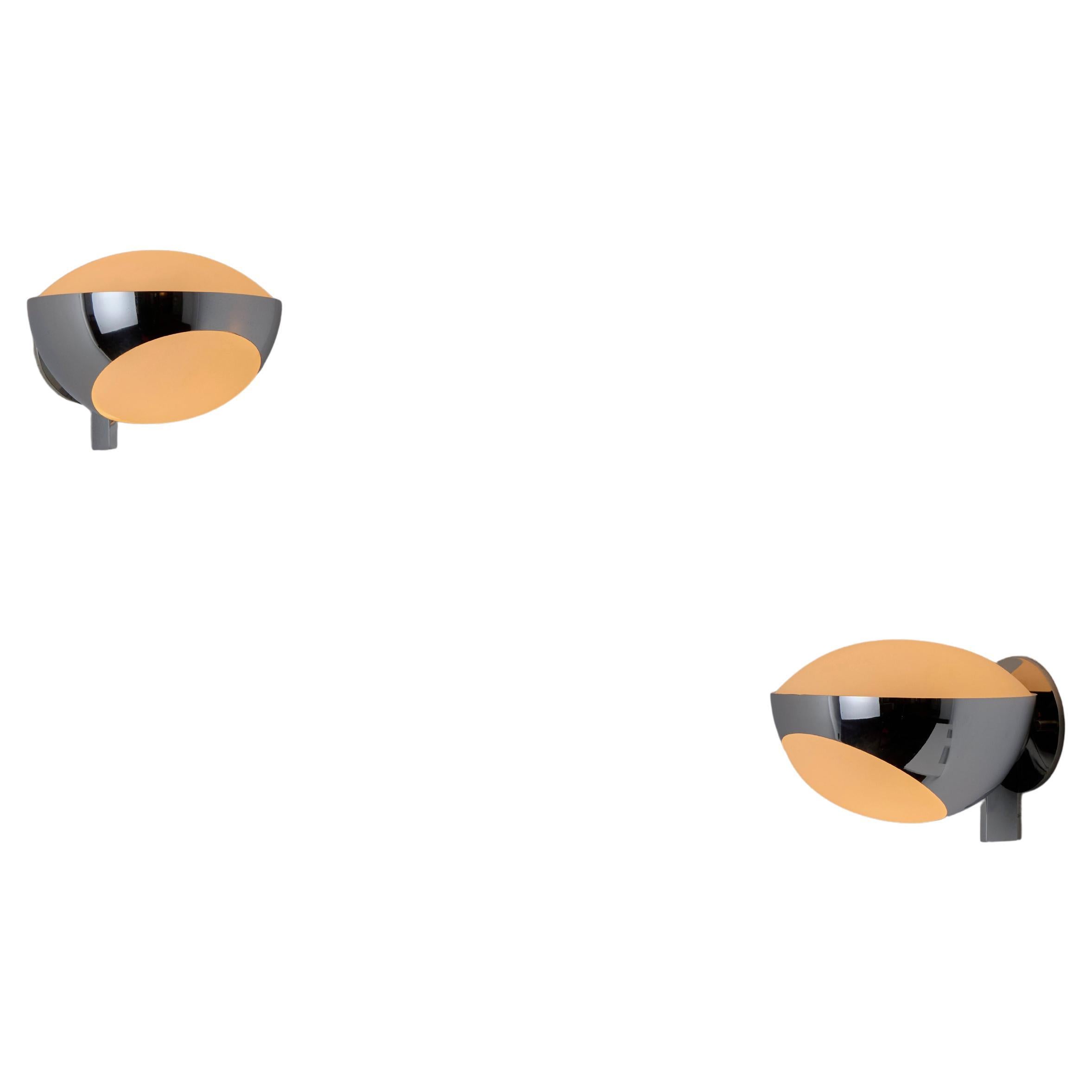 Pair of Model No. 1963 Sconce by Max Ingrand for Fontanta Arte