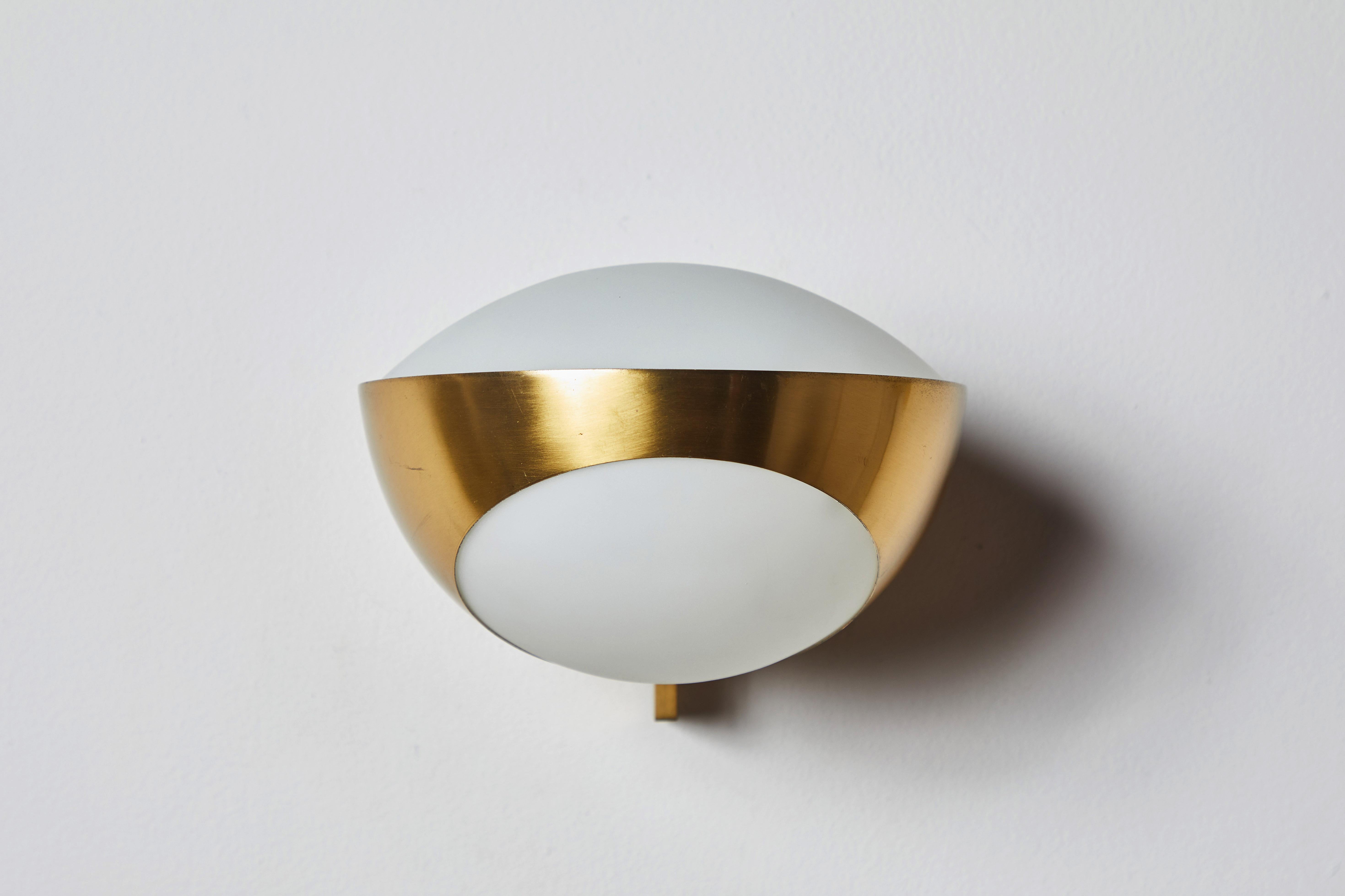 Brass Model No. 1963 Sconce by Max Ingrand for Fontanta Arte