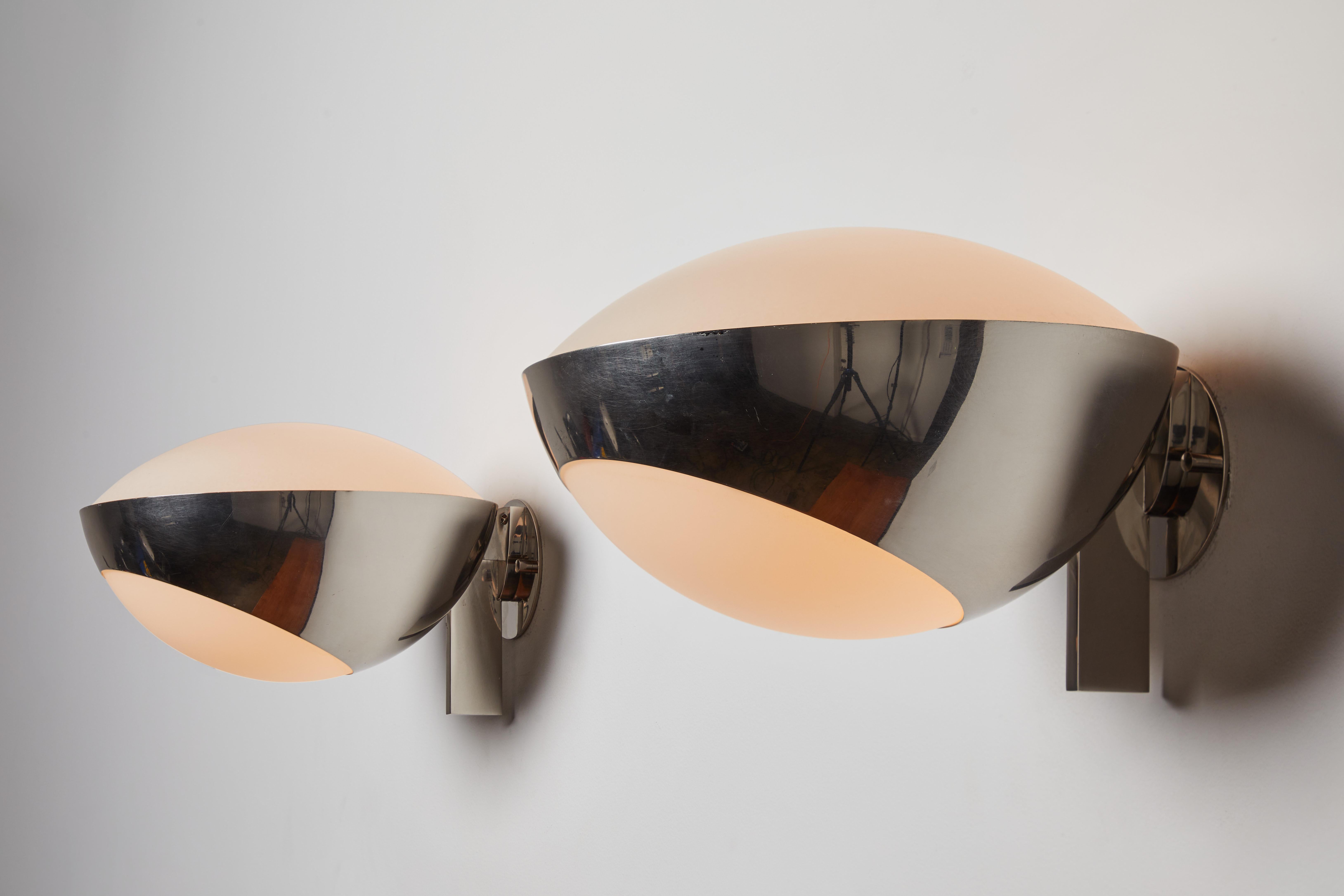 Mid-20th Century Pair of Model No. 1963 Sconces by Max Ingrand for Fontanta Arte For Sale