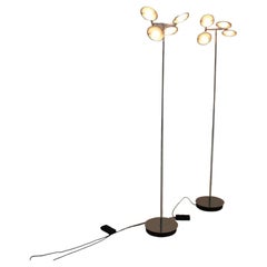 Pair of Model Nobi 4 Floor Lamps by Fontanaarte, 1990s Pair of Model Nobi 4 Floor Lamps by Fontanaarte, 1990s