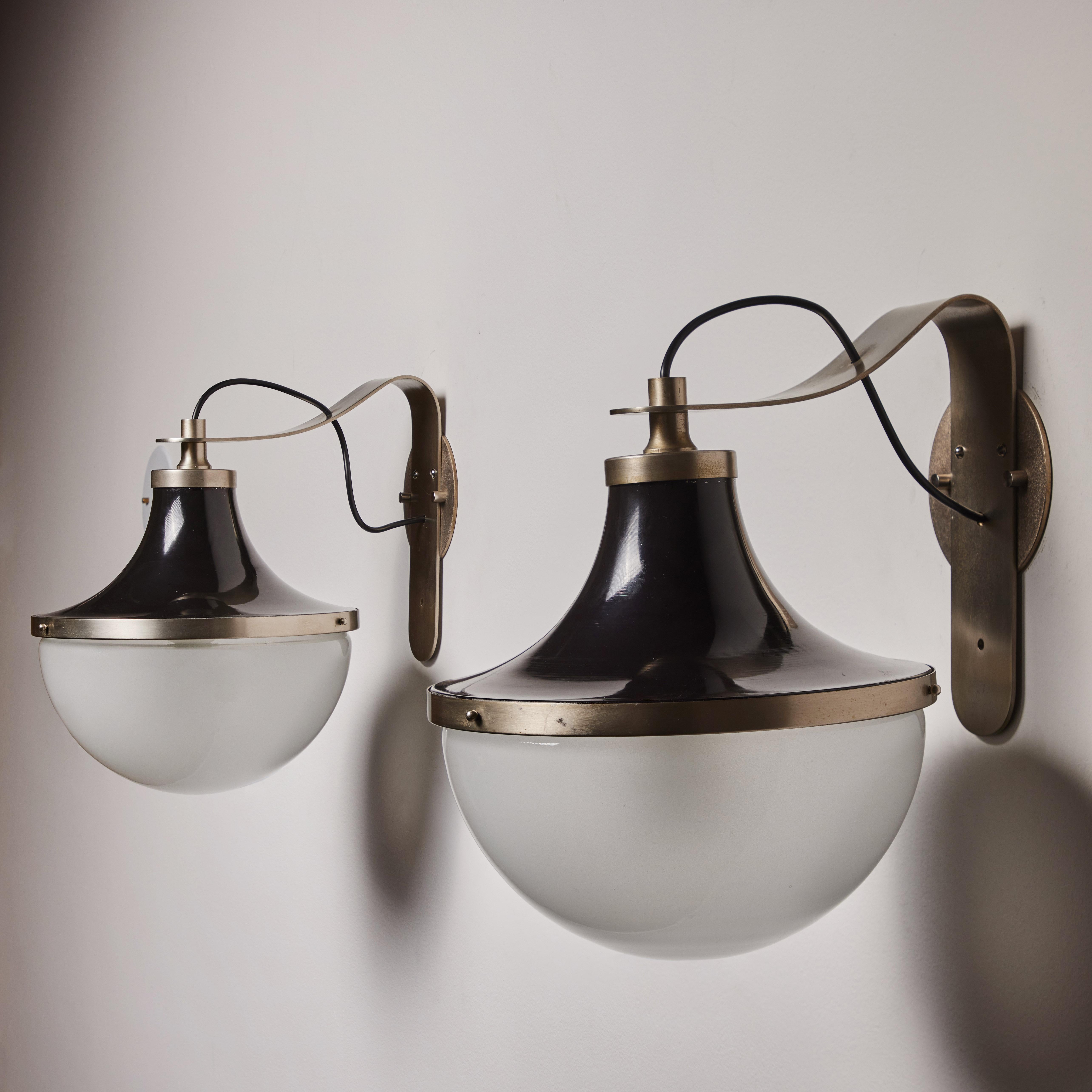 Mid-20th Century Pair of Pi Sconces by Sergio Mazza for Artemide