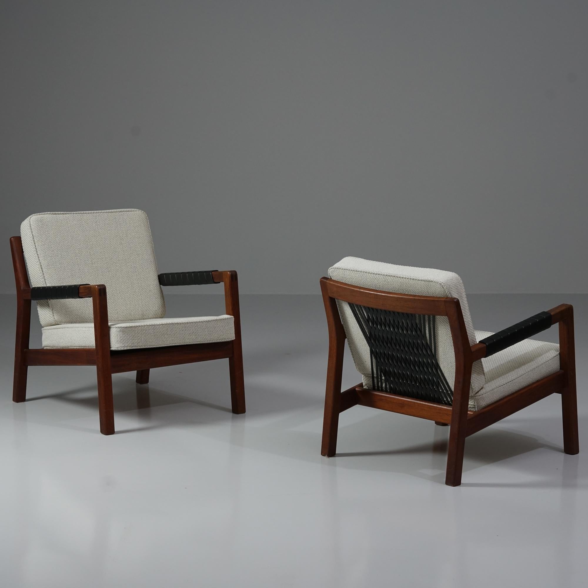 Paar Modell Rialto Sessel, Hiort af Ornäs, Puunveisto OY, 1950/1960er Jahre im Angebot 6