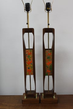 Pair of Modeline Lamps