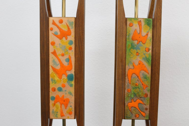 Pair of Modeline Lamps For Sale at 1stDibs