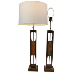 Pair of Modeline Lamps