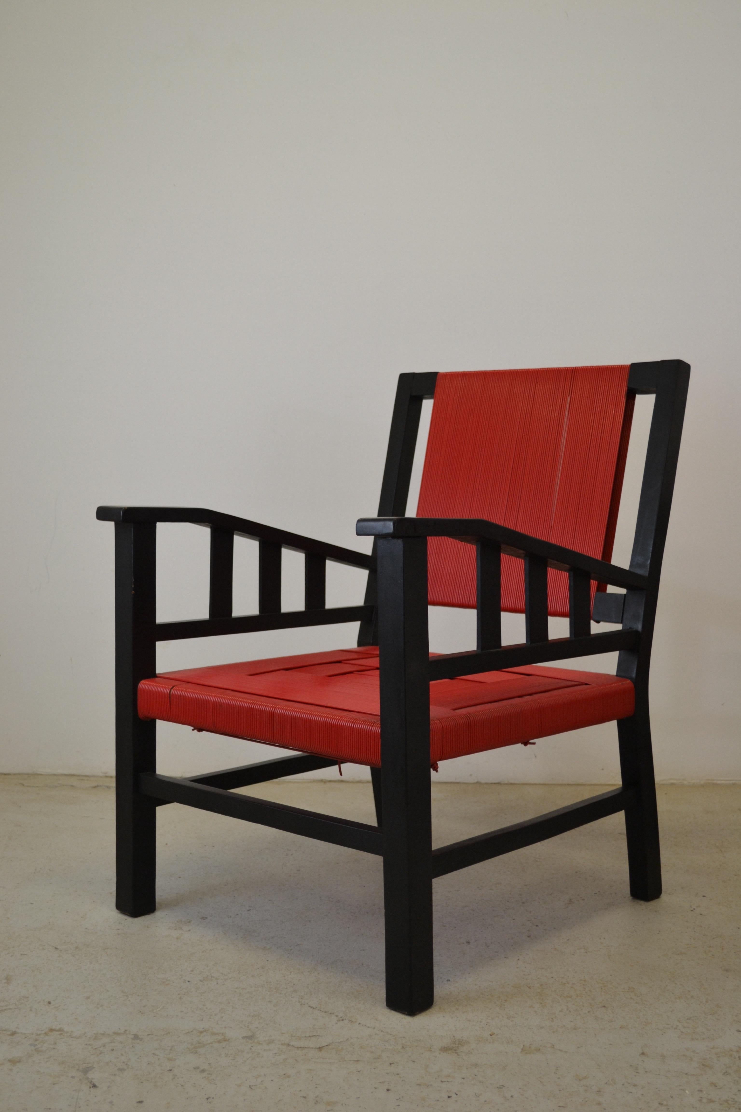Pareja de sillones modernos atribuidos a Francis Jourdain, Francia, hacia 1930 en venta 6