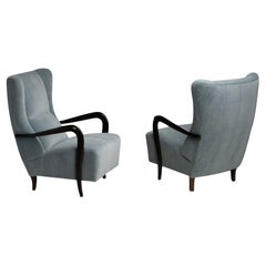 Pair of Modern Armchairs, Italy circa 1950