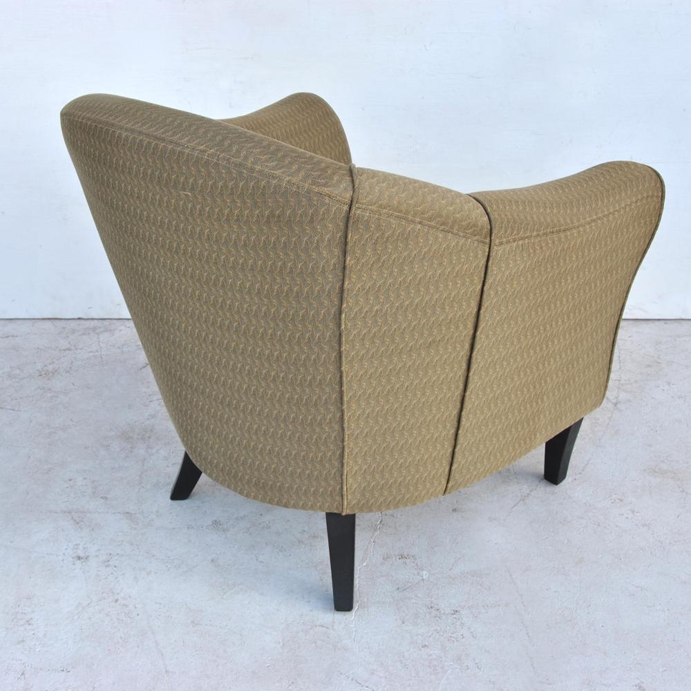 Bauhaus Pair of Modern Art Deco Style Lounge Chairs in the Manner of Josef Hoffmann