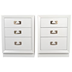 Pair of Modern Bedside Chests, USA, circa 1950s