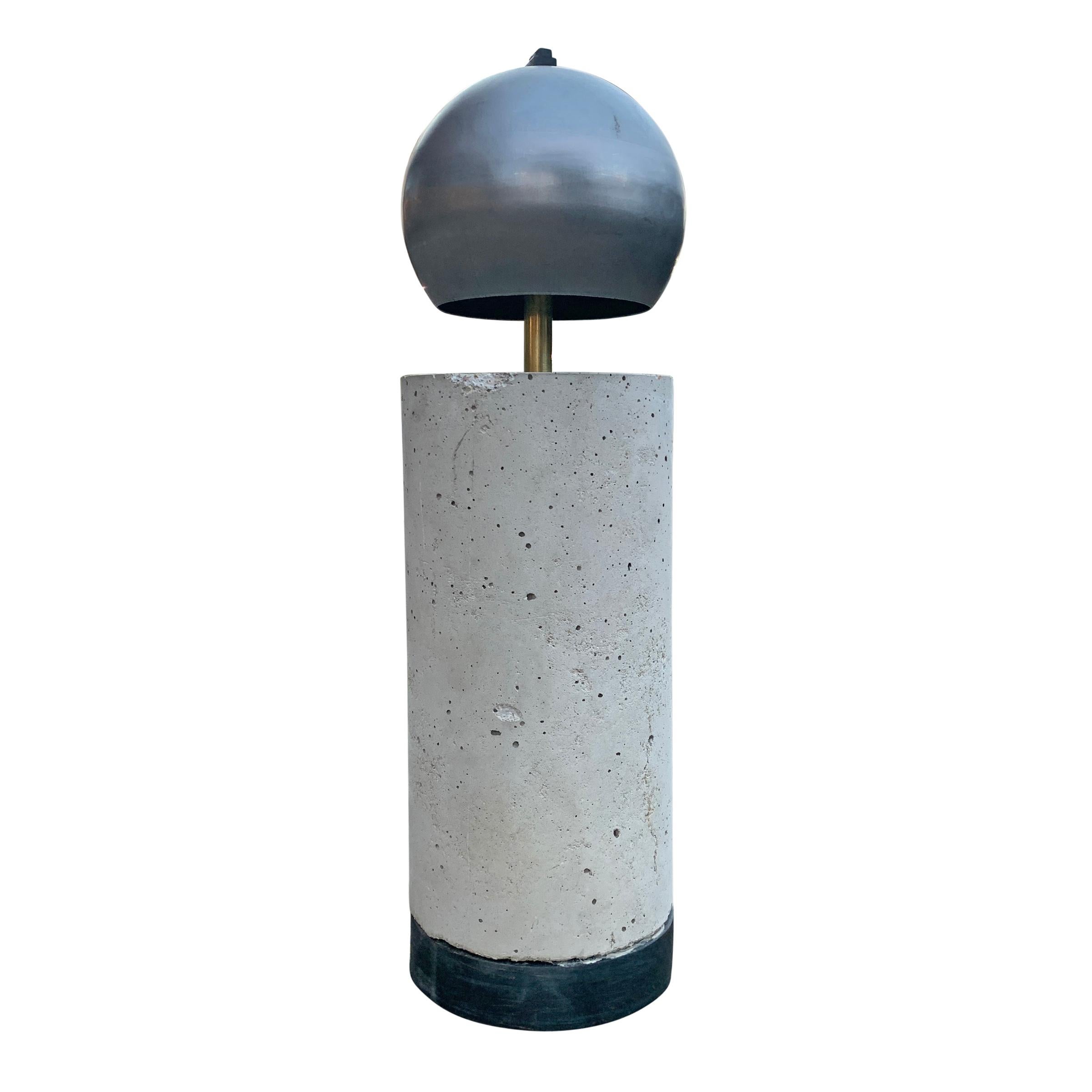 Contemporary Pair of Modern Brutalist Lamps For Sale