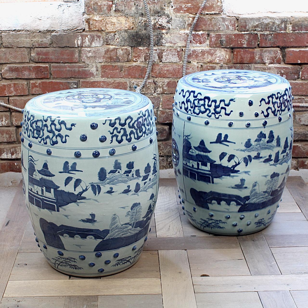 chinese porcelain garden seats