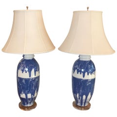 Pair of Modern Ceramic Lamps