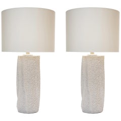 Pair of Modern Ceramic Table Lamps