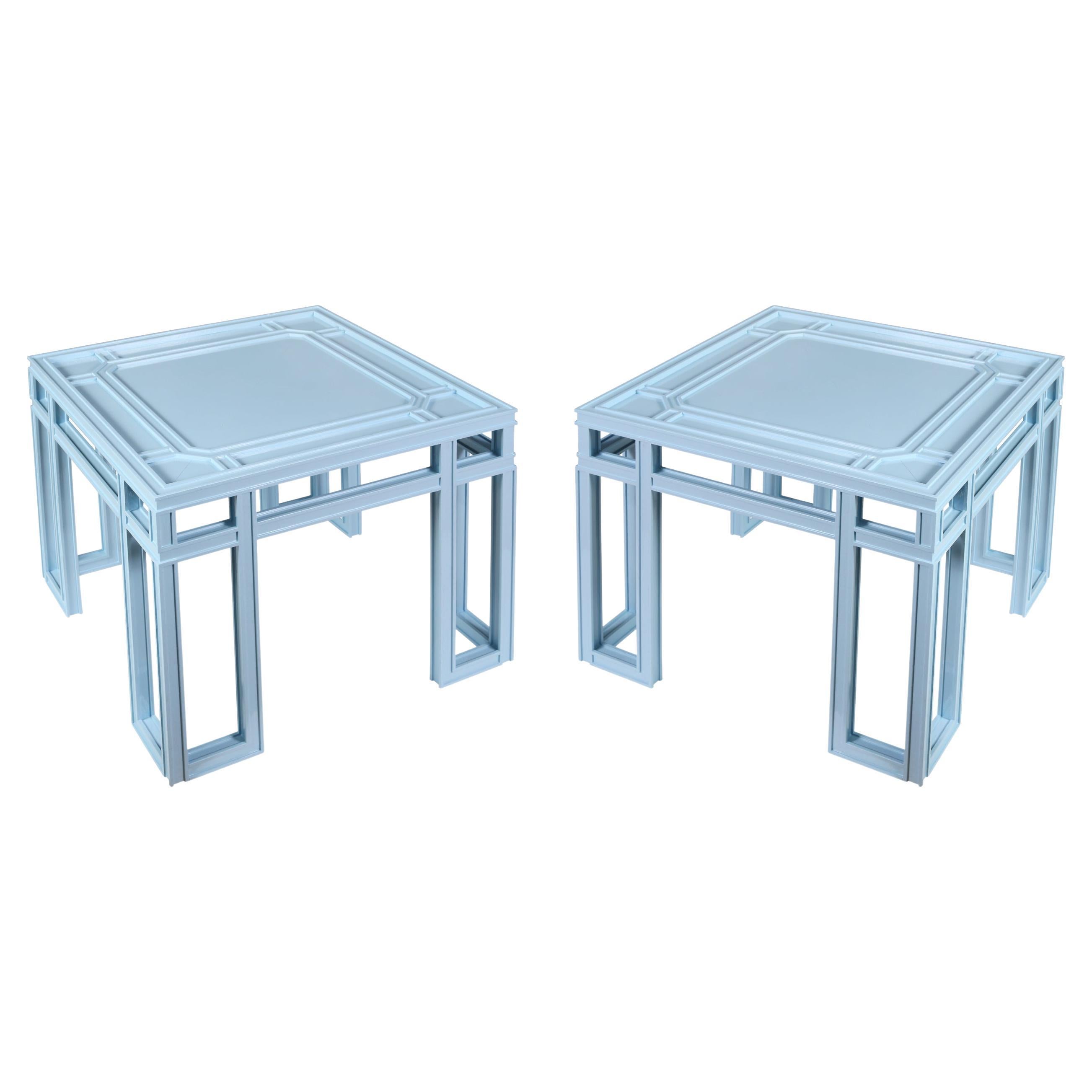 Ebonized Chinese Fretwork Coffee Table at 1stDibs