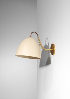 Pair of modern cocotte style wall lights in lacquered Danke studio