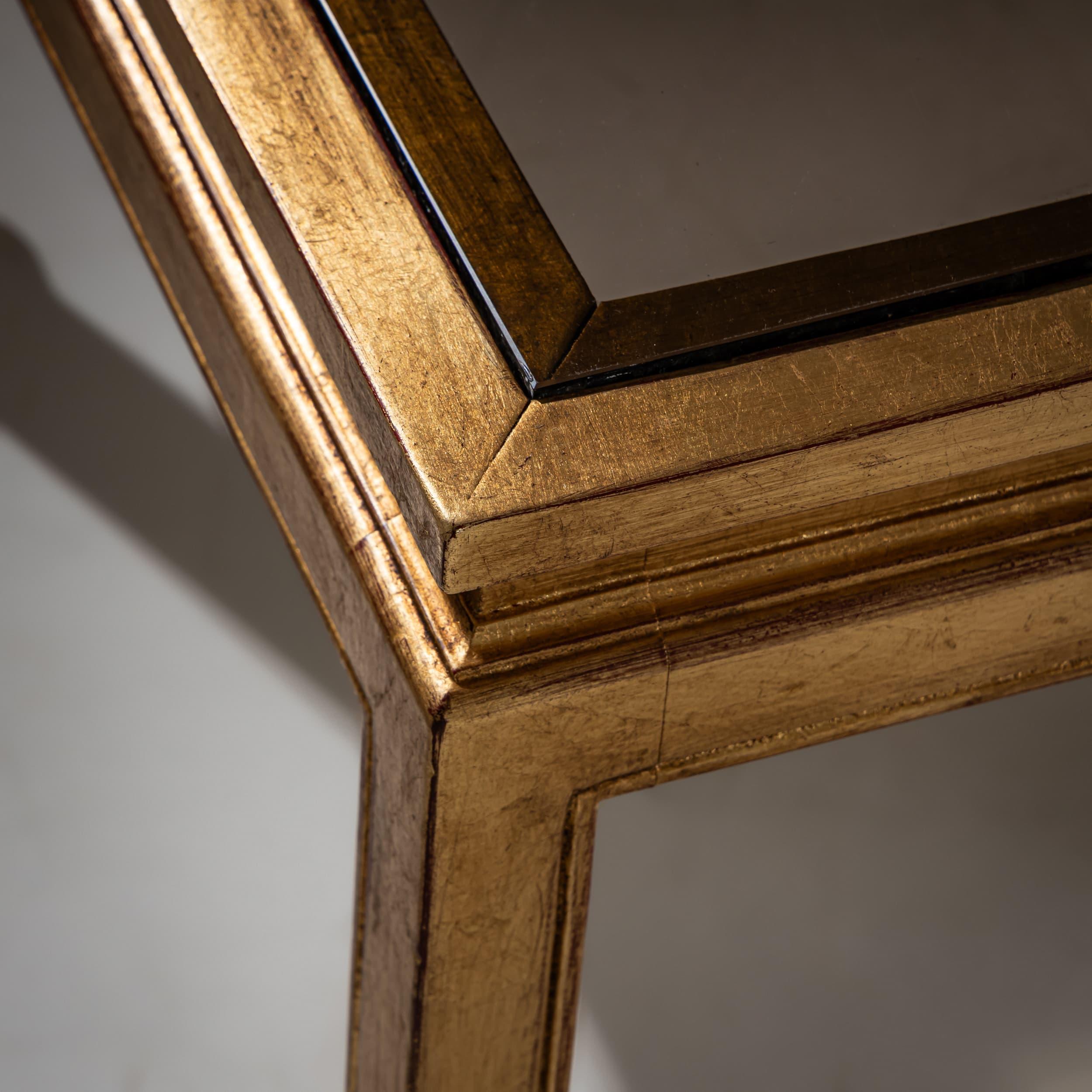 Paire de tables basses modernes avec plateau en verre, 1970 en vente 2