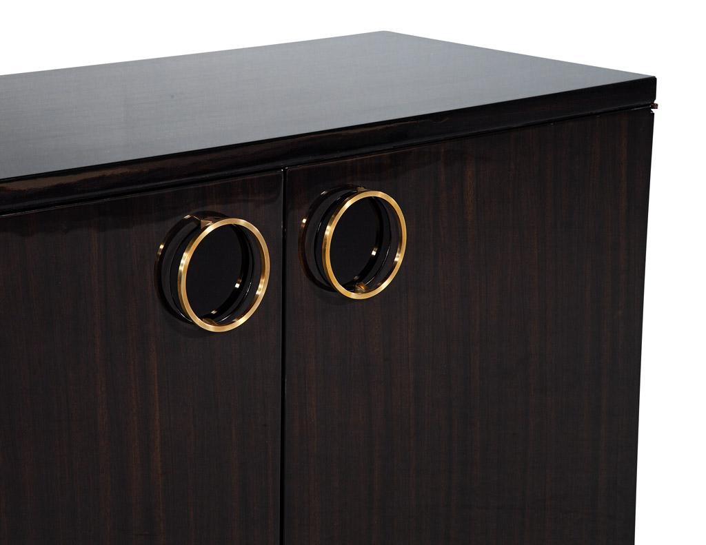 Pair of Modern Commode Chests in High Gloss Lacquer Finish For Sale 4