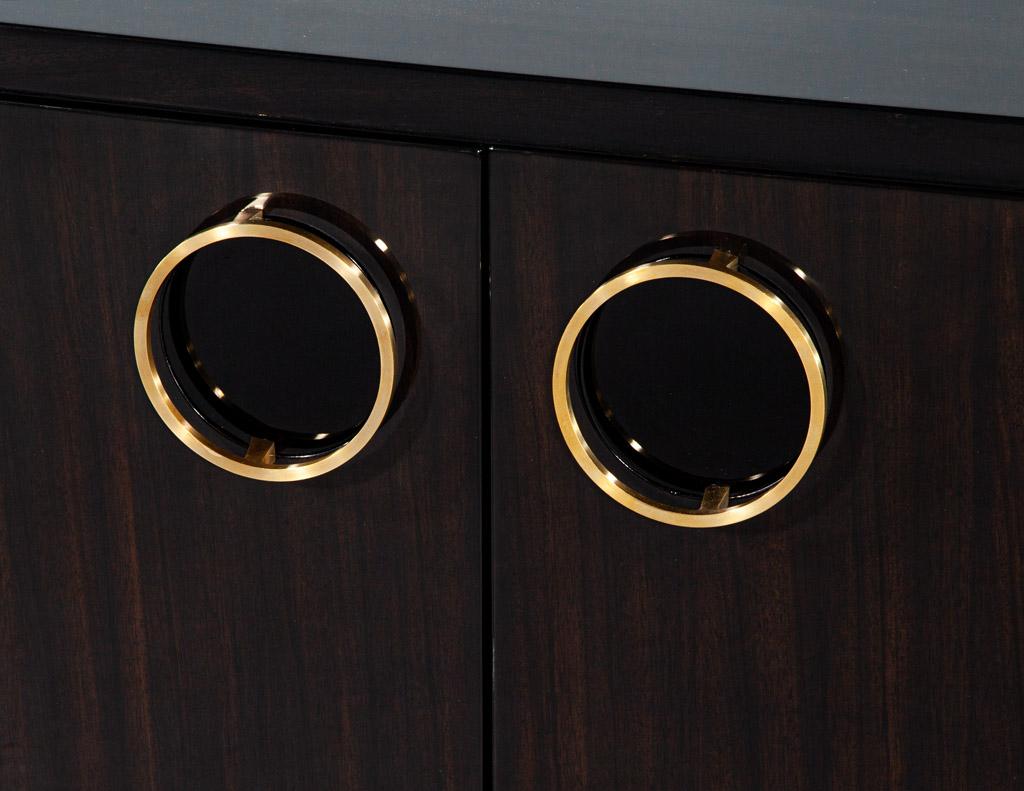 Pair of Modern Commode Chests in High Gloss Lacquer Finish For Sale 7