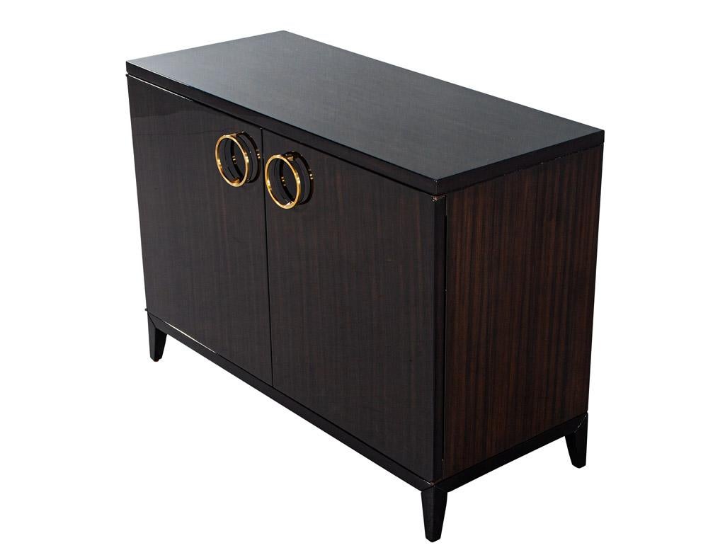 Pair of Modern Commode Chests in High Gloss Lacquer Finish For Sale 12