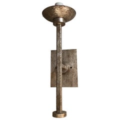 Pair of Modern Elongated Textured Sconces