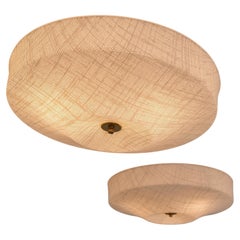 Pair of Modern Flush mounts in Lisa Johansson-Papé Style, Finland 1970s
