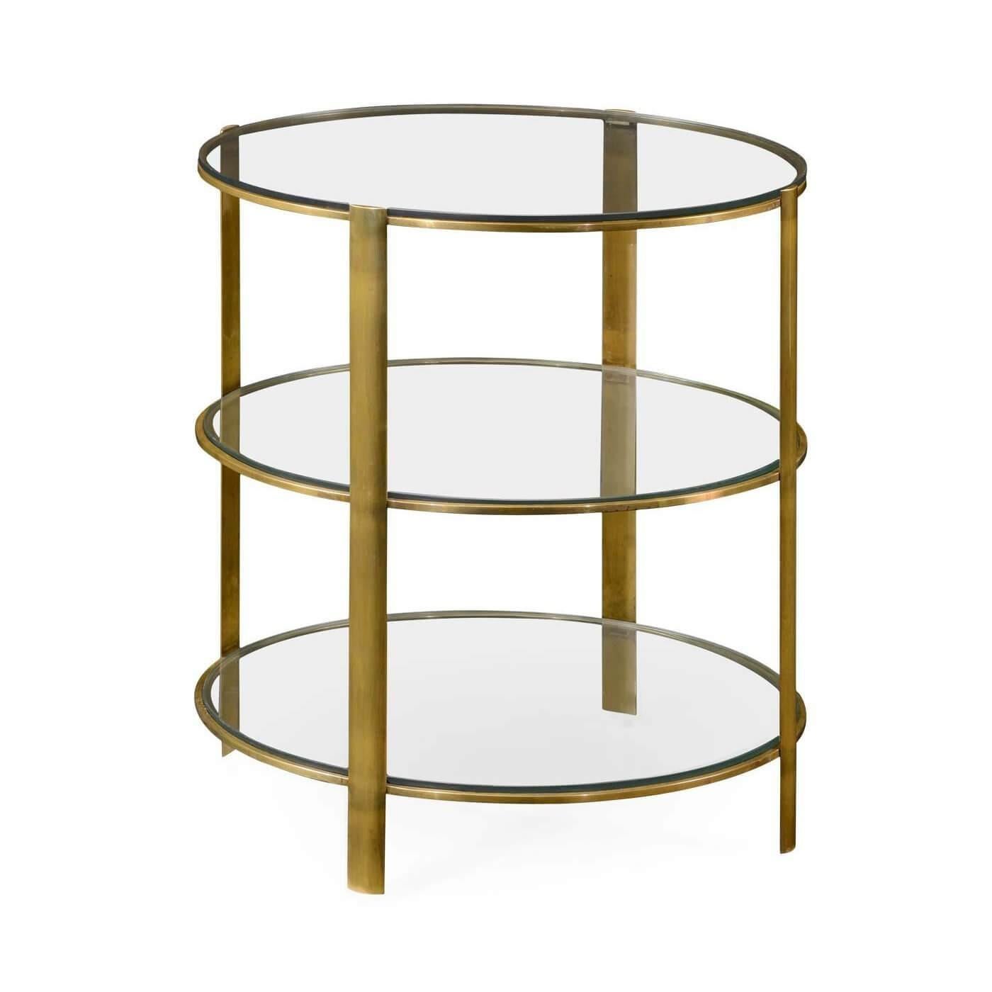 Pair of Modern French Side Tables In New Condition In Westwood, NJ