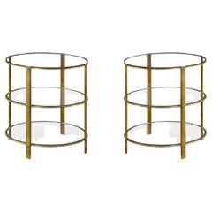 Pair of Modern French Side Tables