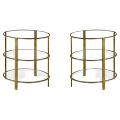 Pair of Modern French Side Tables