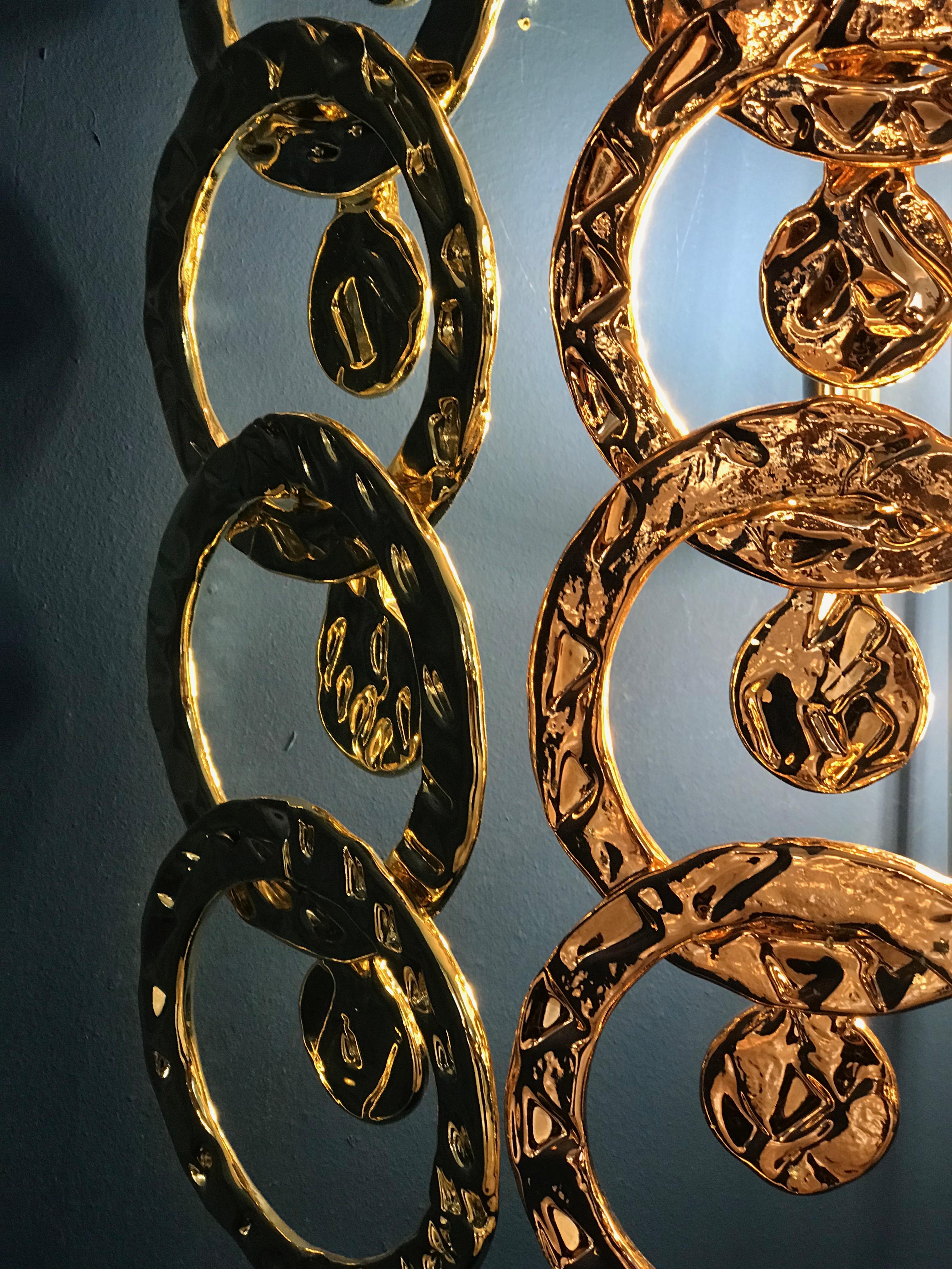Pair of Modern Giogali Murano Glass Sconces For Sale 9