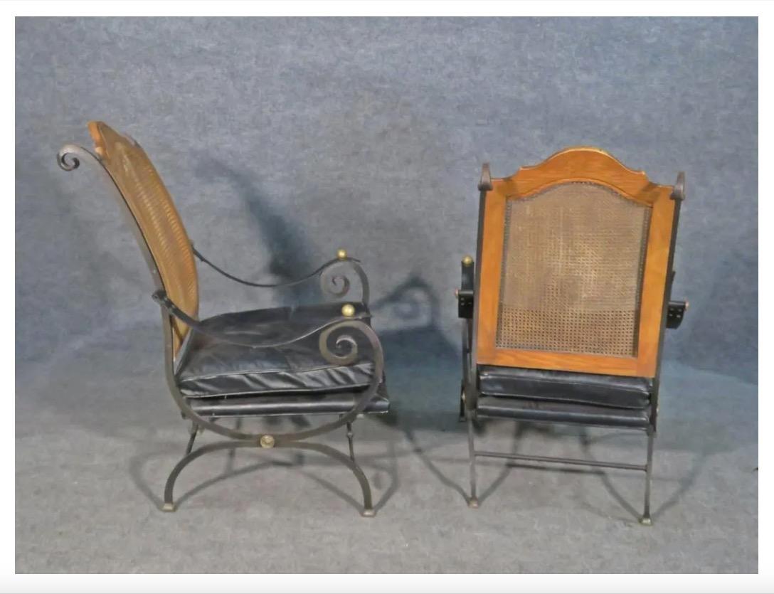 Pair of Modern Gondola Style Chairs For Sale 4