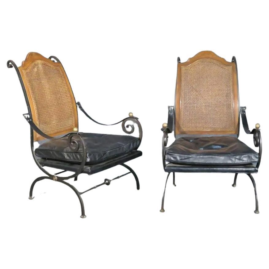 Pair of Modern Gondola Style Chairs For Sale