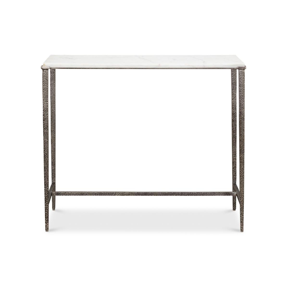 Pair of Modern Industrial Console Tables In New Condition For Sale In Westwood, NJ