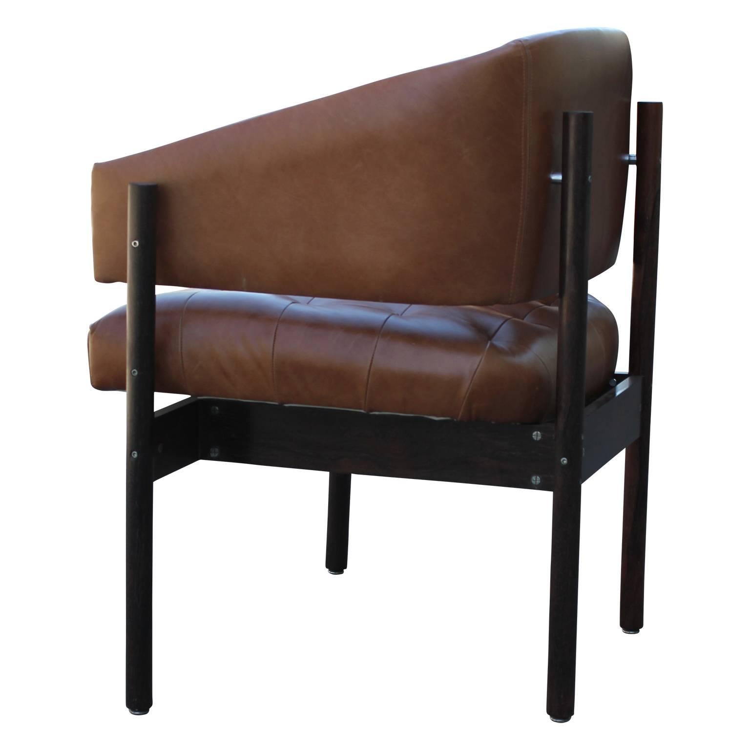 Mid-Century Modern Pair of Modern Jorge Zalszupin 'Senior' Rosewood Lounge Chairs for L'Atelier